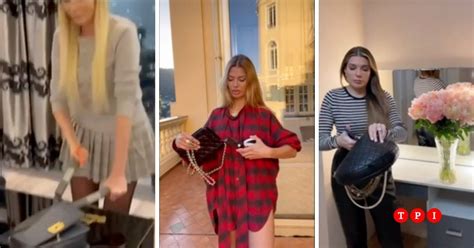 influencer russe distruggono borse chanel